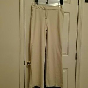 NWT lined cream dress pants